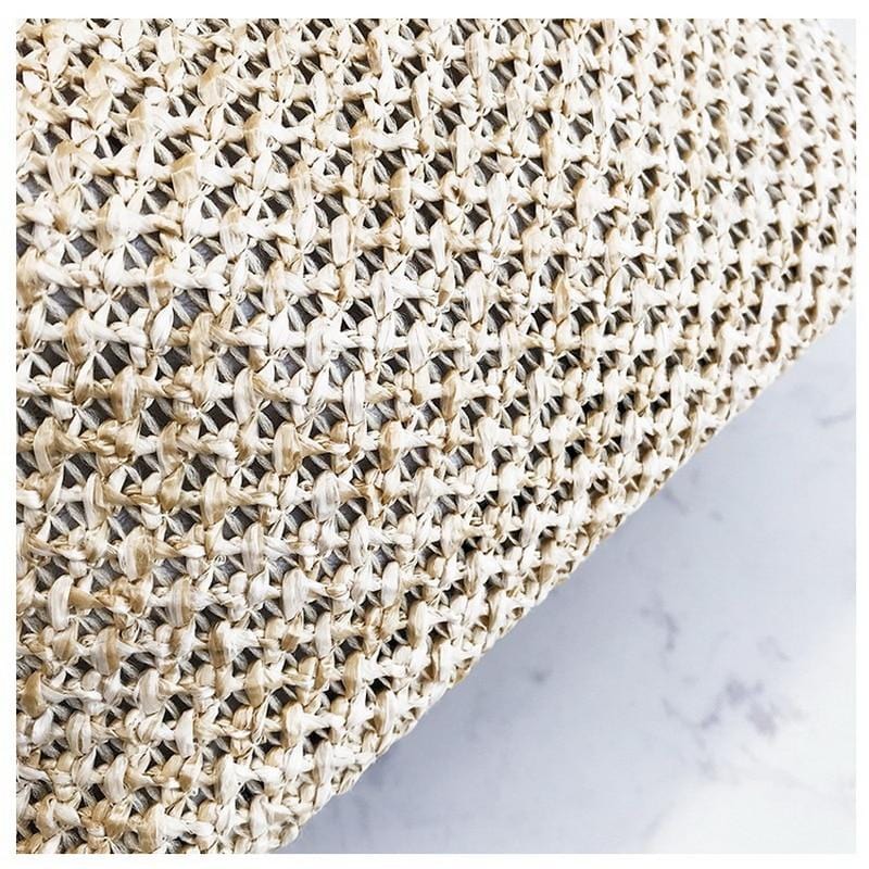 Bourse de Luxe en Paille Naturelle