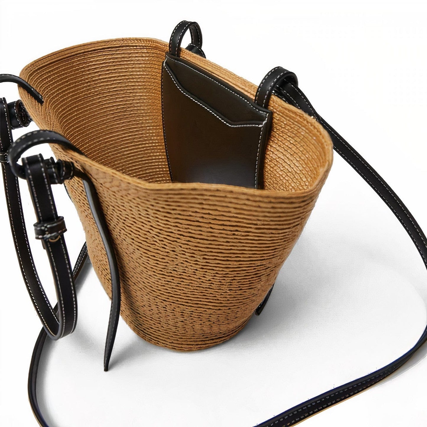 Cabas en Paille & Cuir
