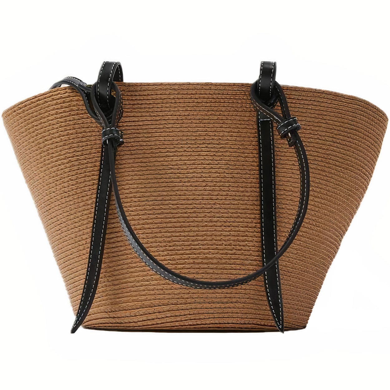 Cabas en Paille & Cuir