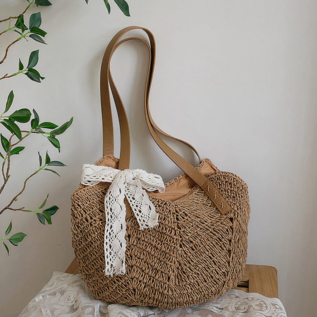 Cabas en Paille Sac à Main