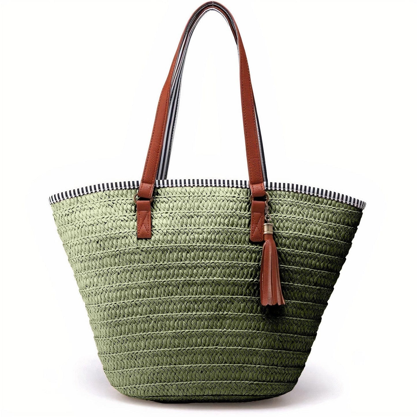 Cabas Paille Design Plage - Collection Estivale