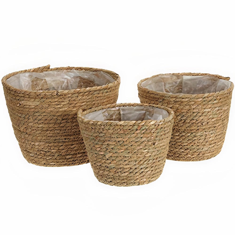 Cache Pot en Osier Fibre Naturelle