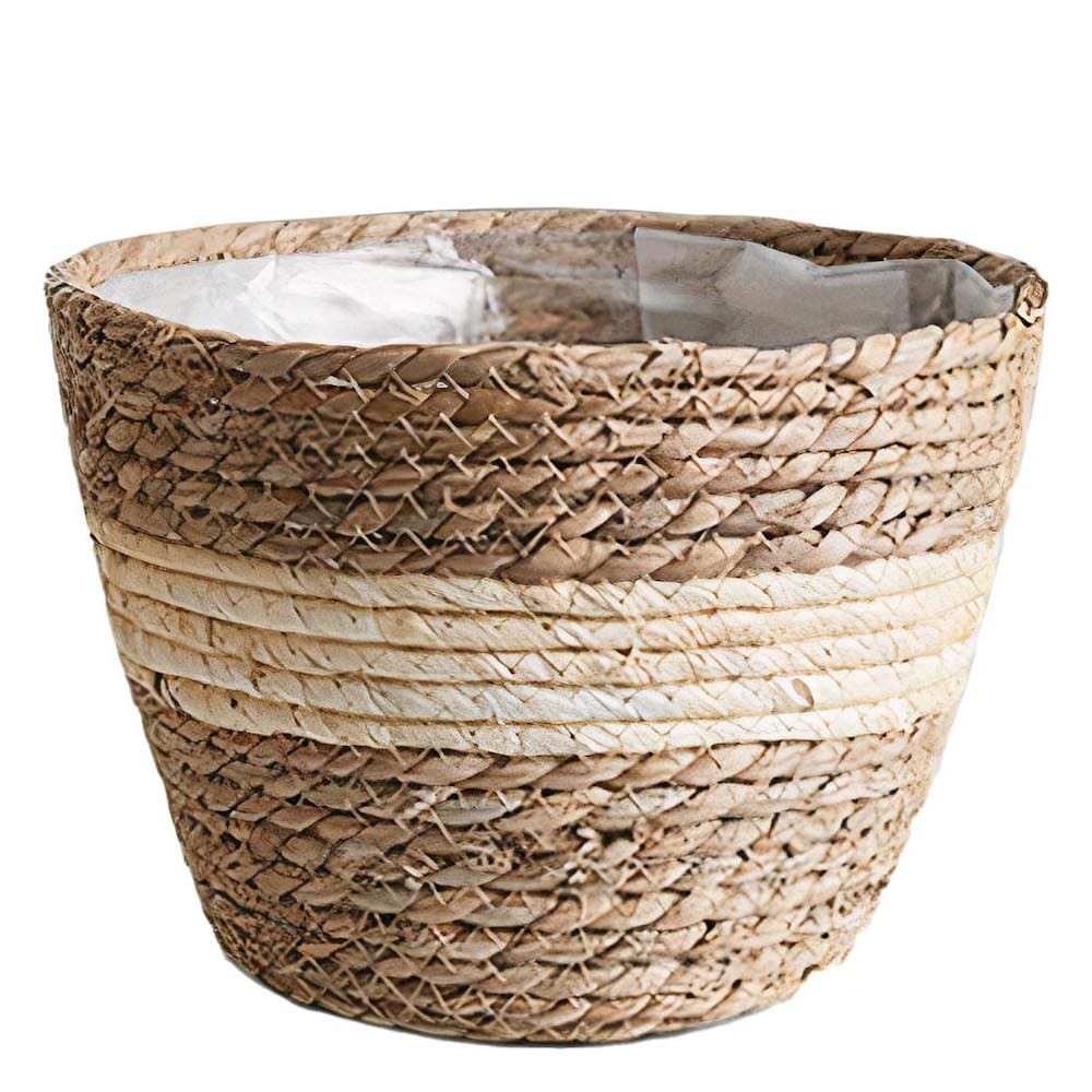 Cache-Pot en Osier pour Plante Petit format (18 cm x 14 cm)