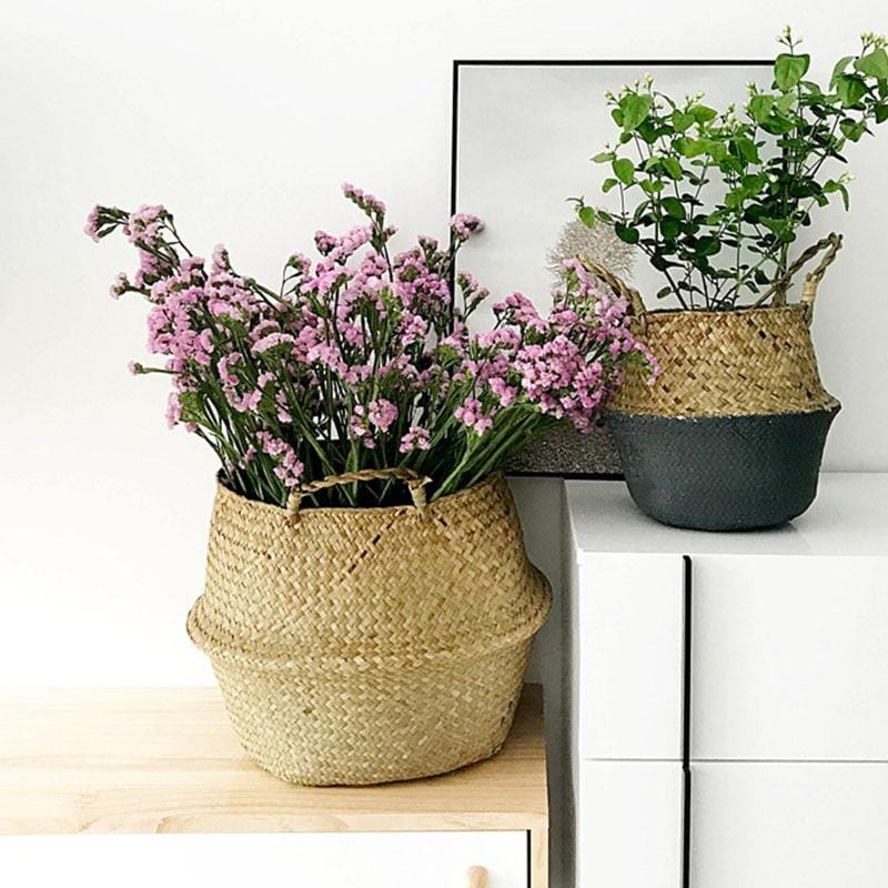 Cache Pot Osier Grande Taille - Collection Nature Chic