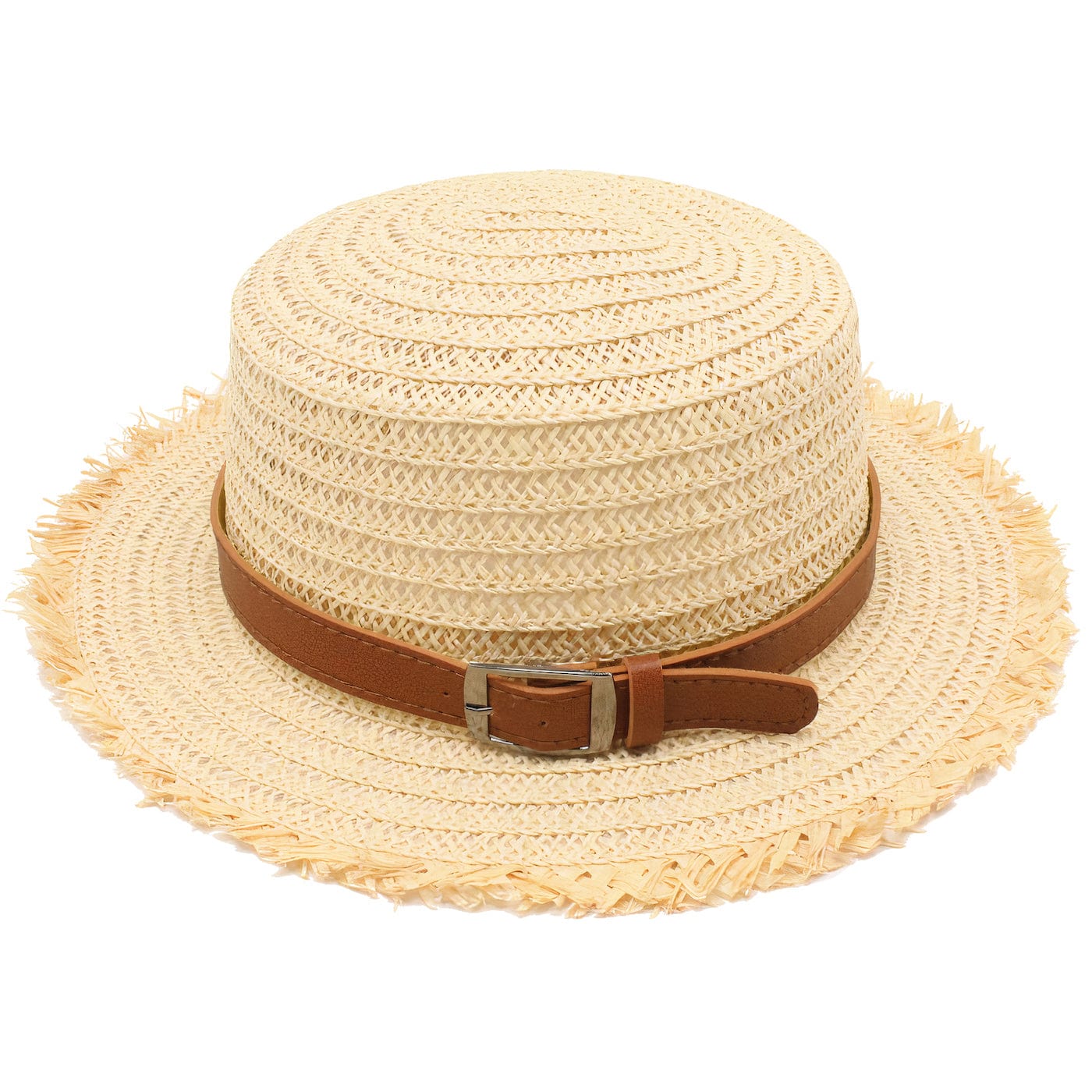Canotier Femme en Paille Chic