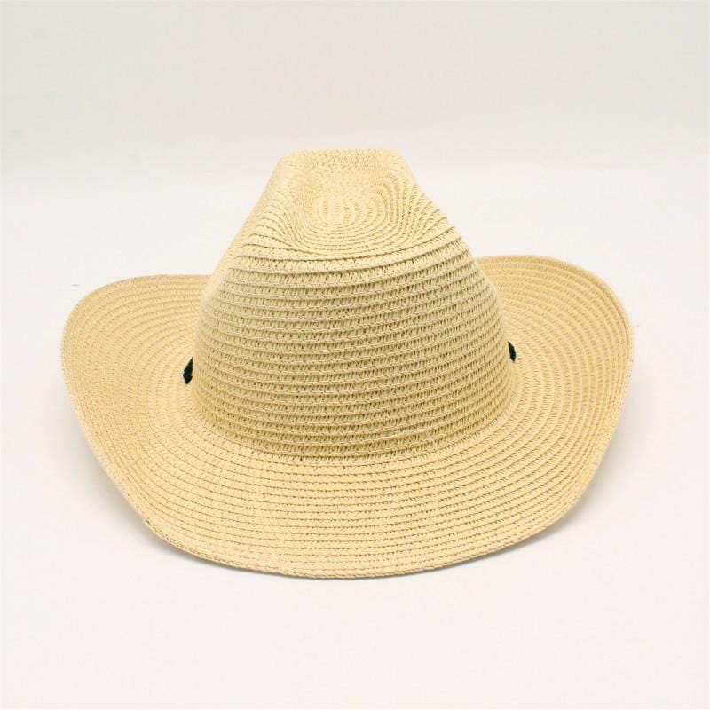 Chapeau de Paille Authentique avec Ficelle