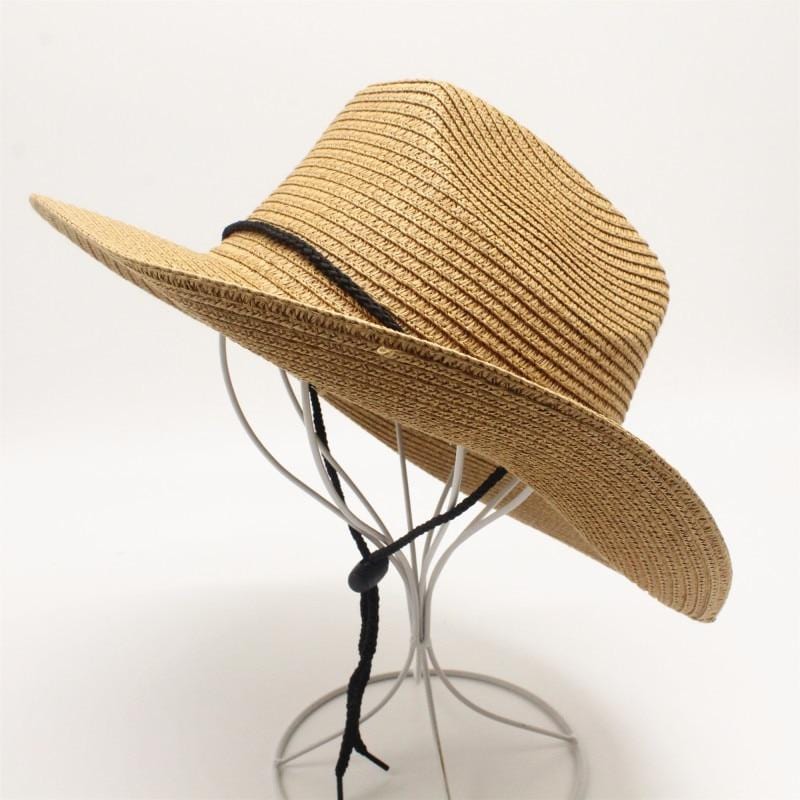 Chapeau de Paille avec Cordelette Réglable