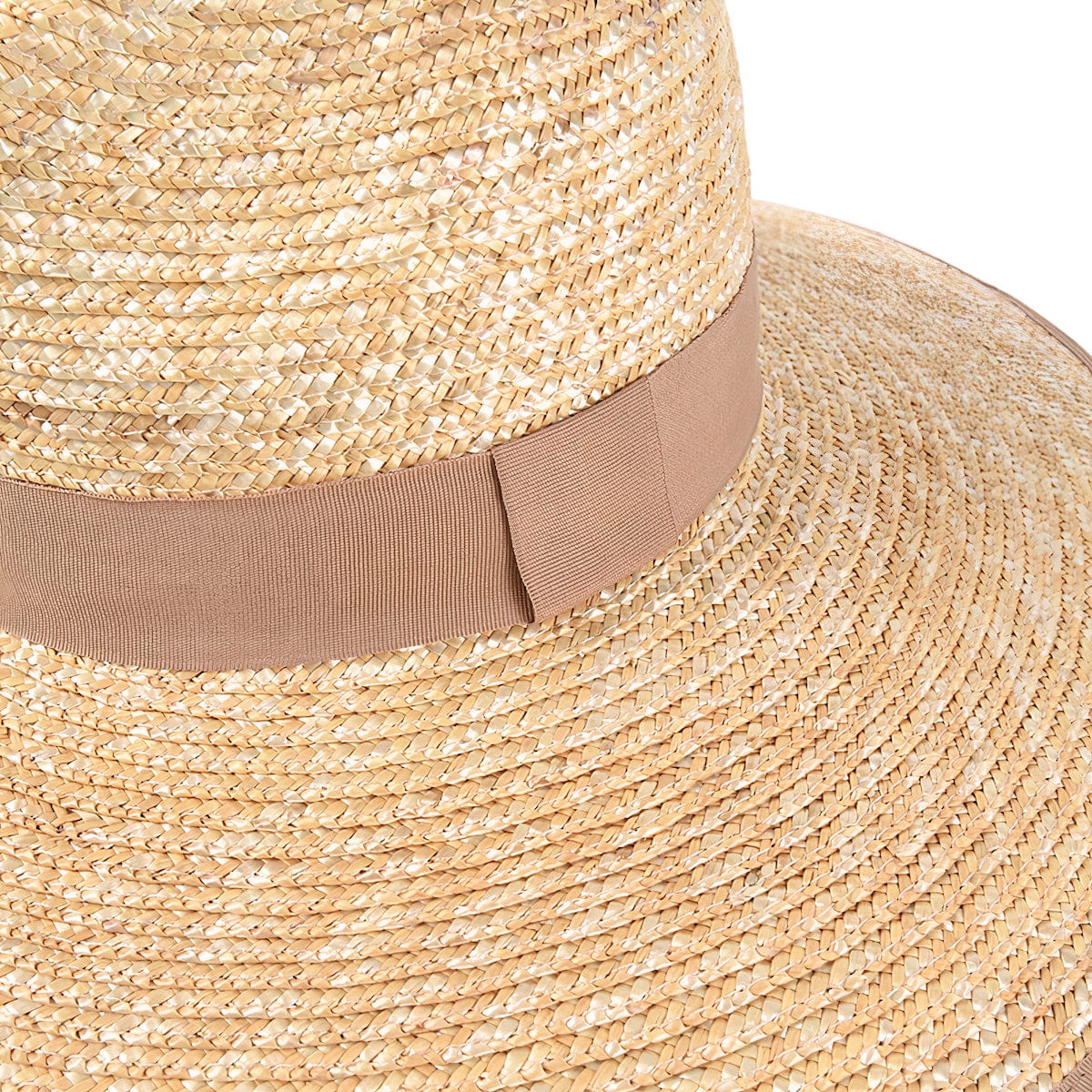 Chapeau de Paille Bandeau Beige - Style Élégant