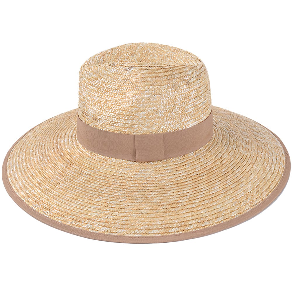 Chapeau de Paille Bandeau Beige - Style Élégant