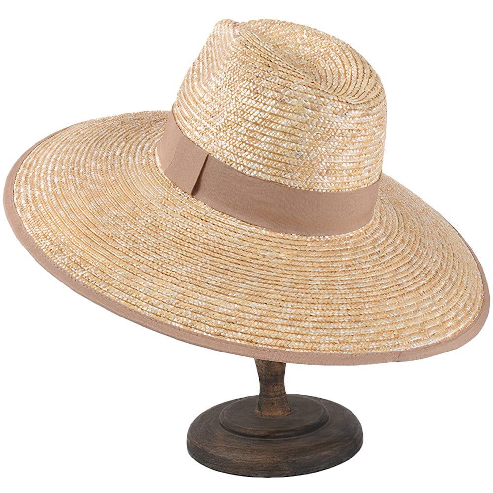 Chapeau de Paille Bandeau Beige - Style Élégant