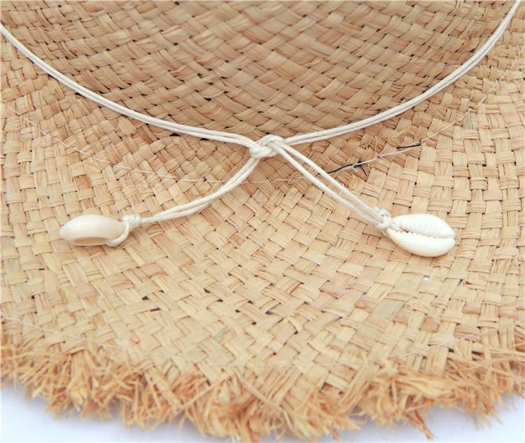 Chapeau de Paille Collection Coquillage