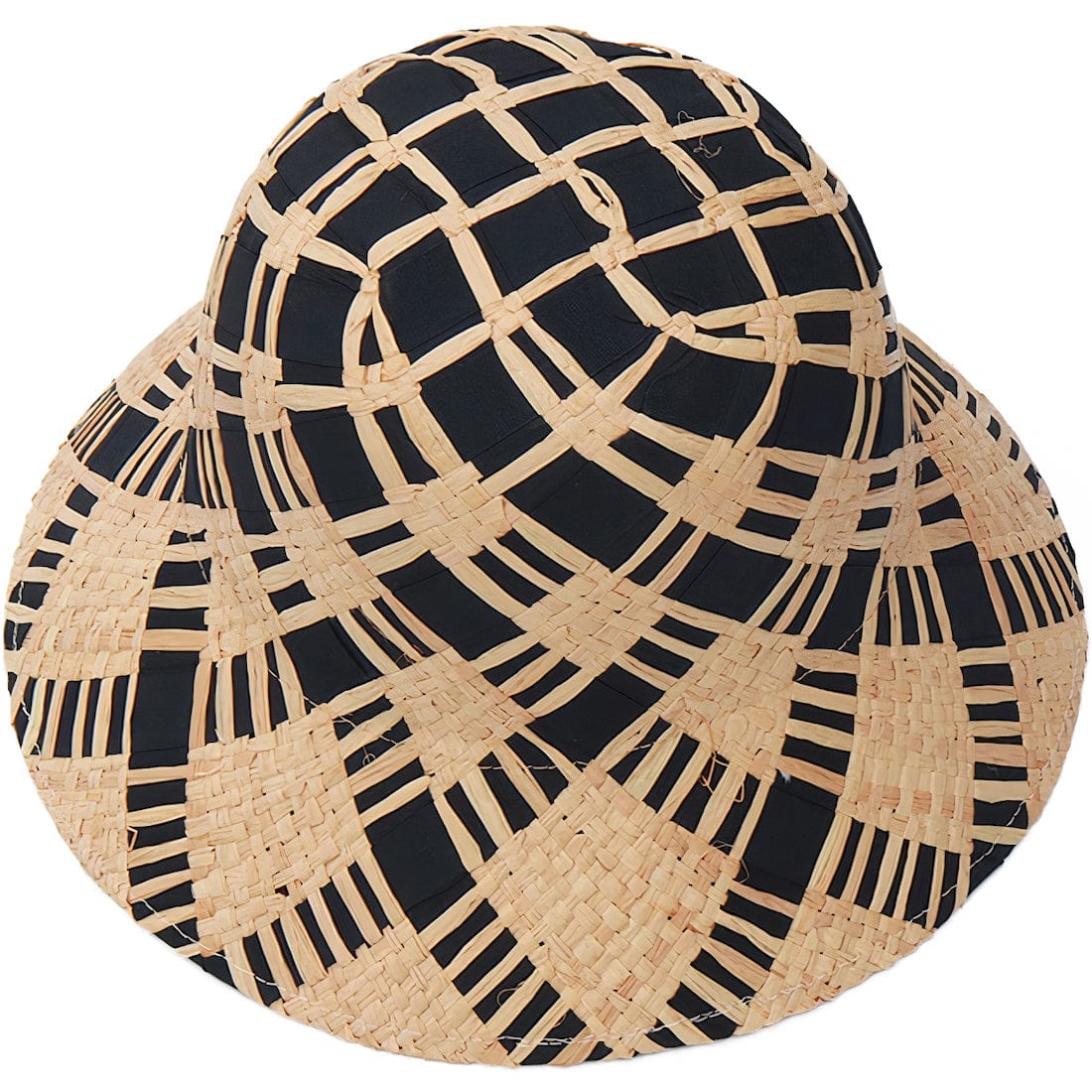 Chapeau de Paille élégant en Forme Cloche