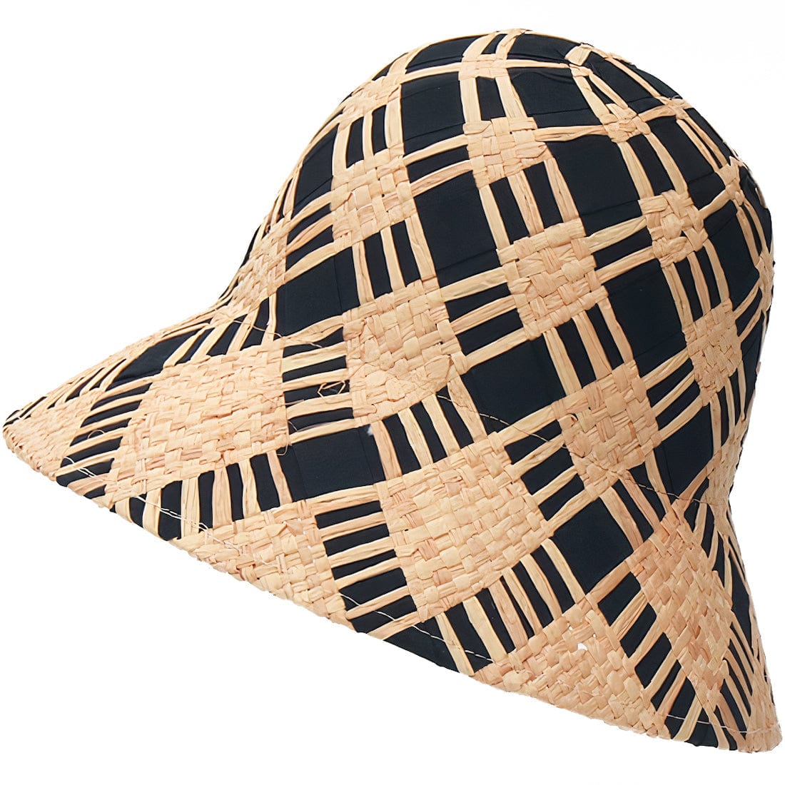 Chapeau de Paille élégant en Forme Cloche