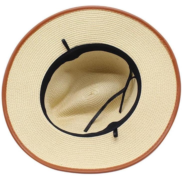 Chapeau de Paille Panama Beige par Mode Élégante