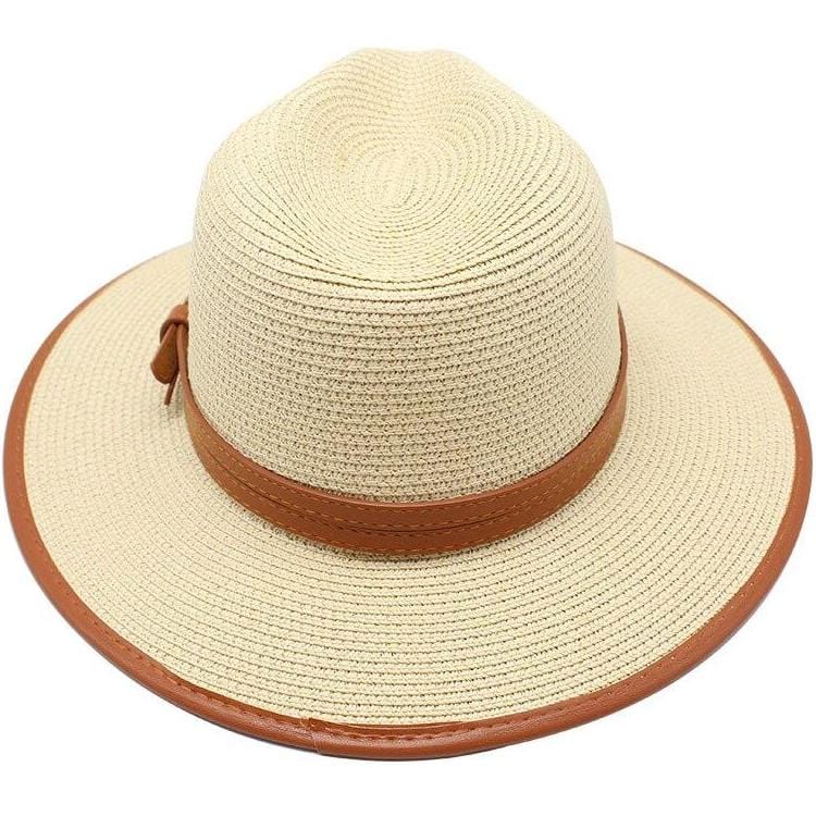 Chapeau de Paille Panama Beige par Mode Élégante