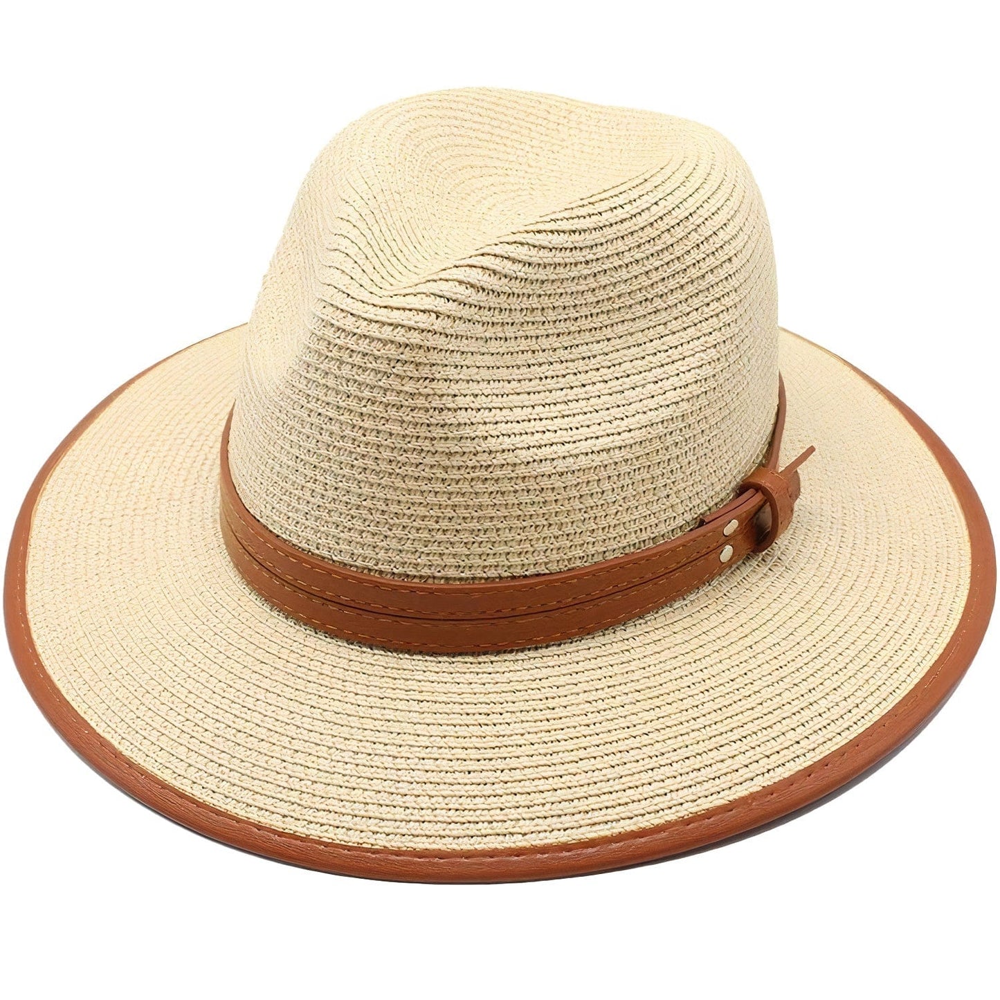 Chapeau de Paille Panama Beige par Mode Élégante