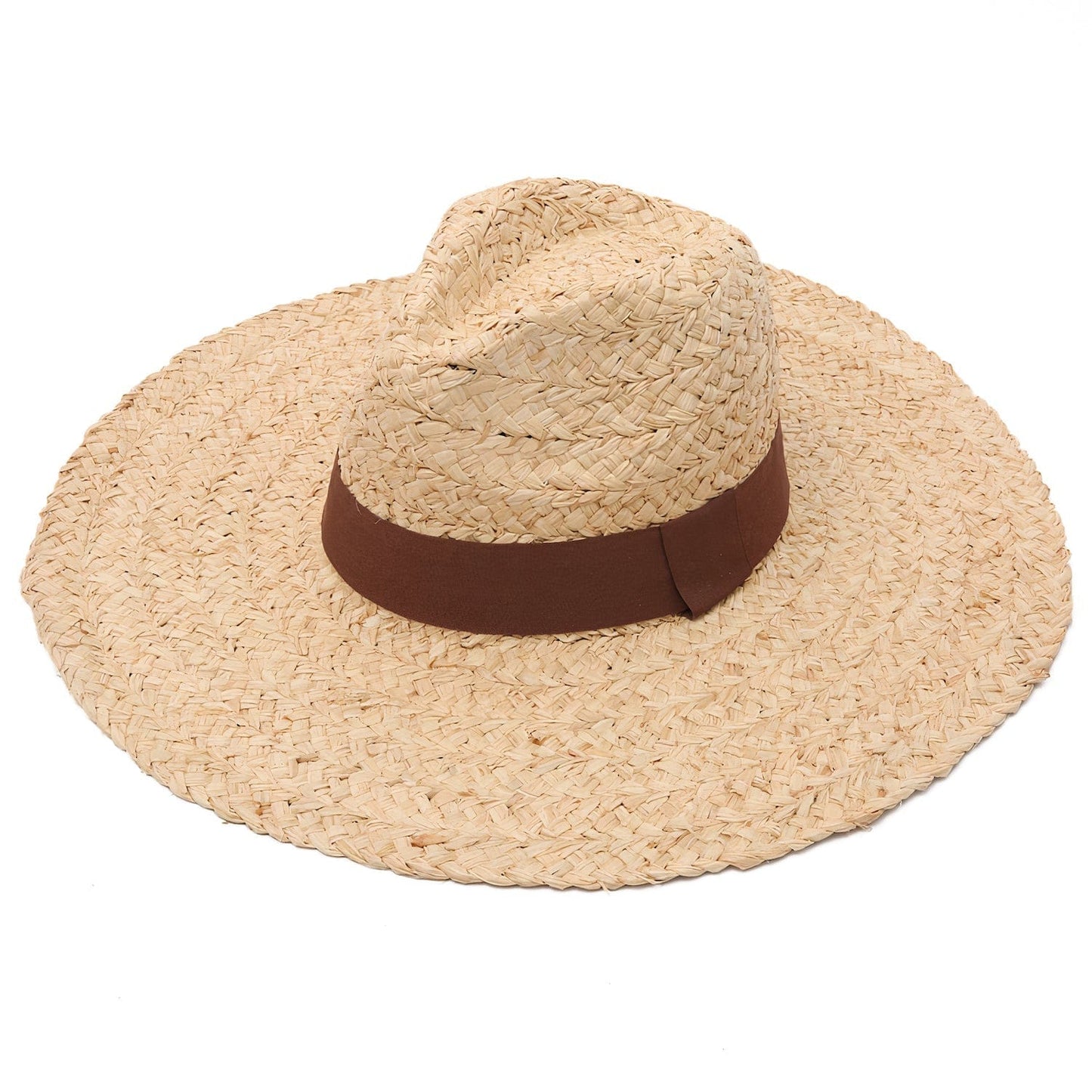 Chapeau de Paille Panama Infini Large Pondéré.