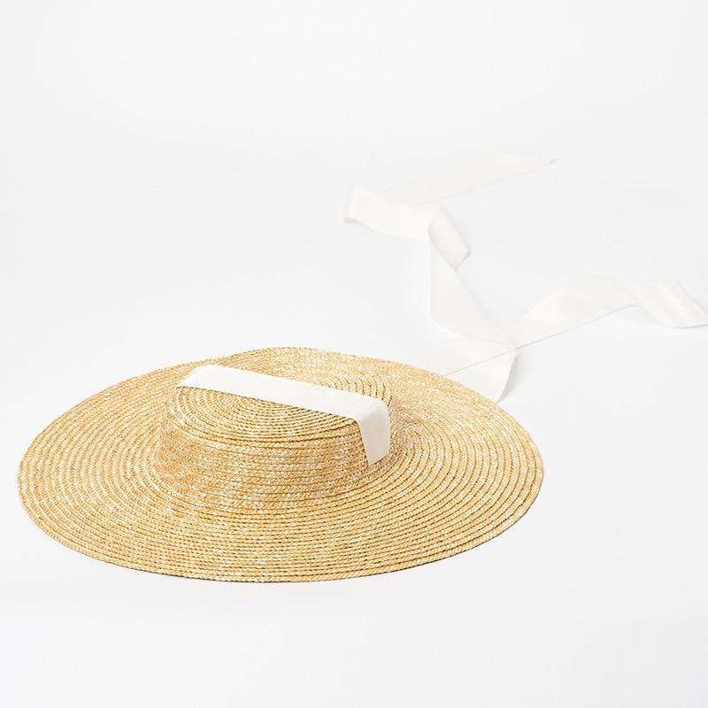 Chapeau de Paille Plat - Mode et Tendance