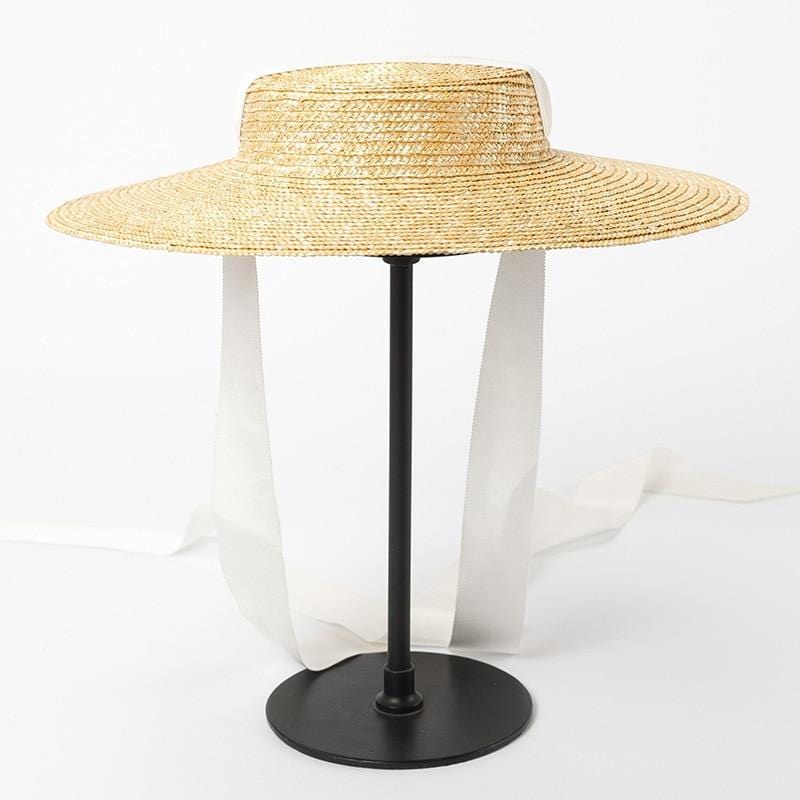 Chapeau de Paille Plat - Mode et Tendance