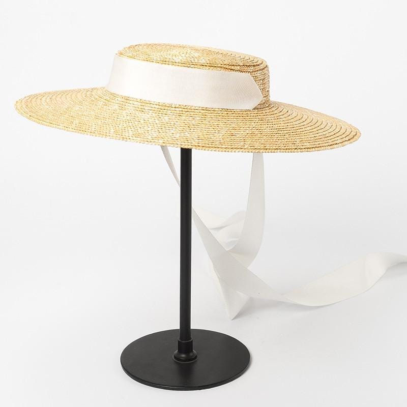 Chapeau de Paille Plat - Mode et Tendance