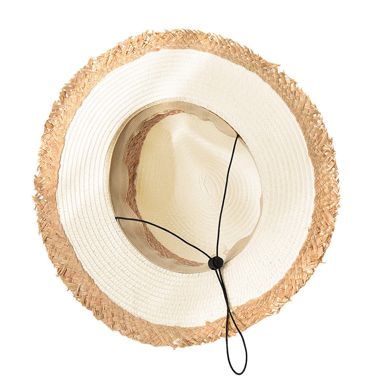 Chapeau de Paille pour Femme en Beige
