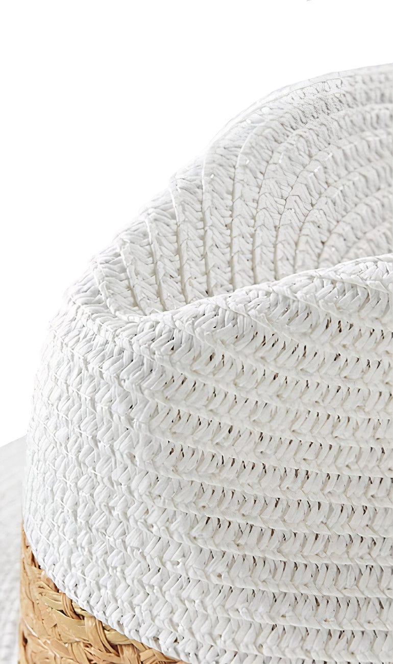 Chapeau de Plage Blanc "Soleil d'Été"