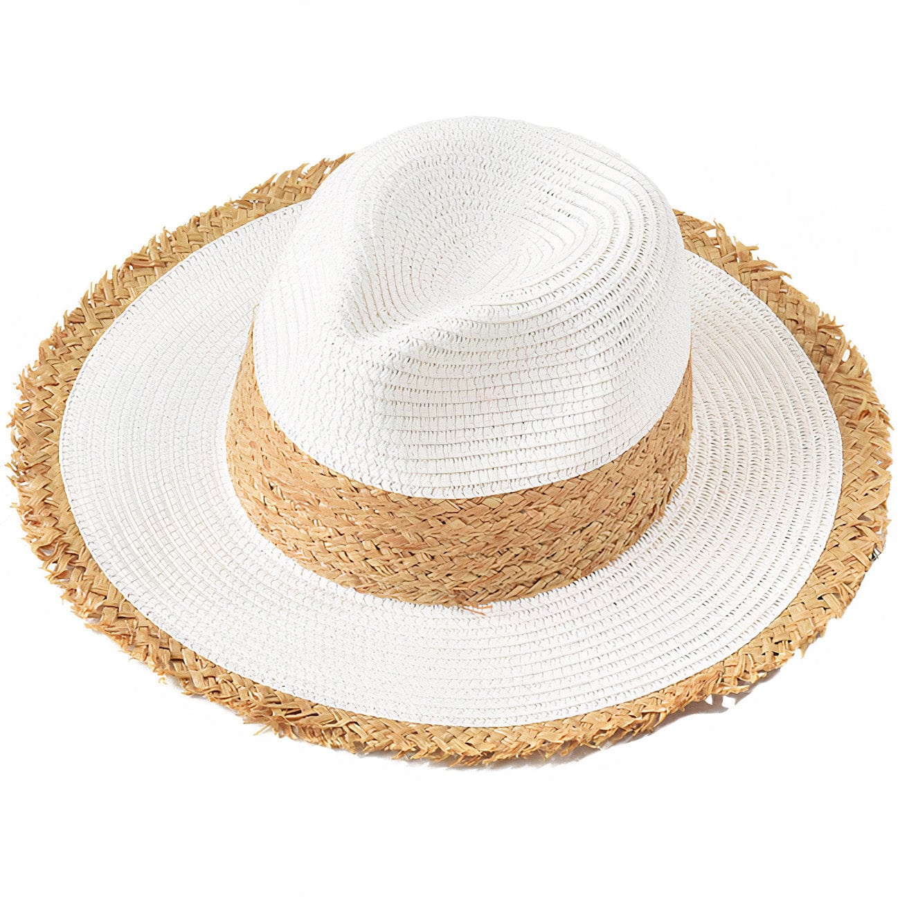 Chapeau de Plage Blanc "Soleil d'Été"