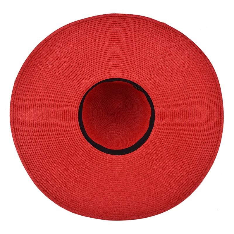 Chapeau Rouge en Paille