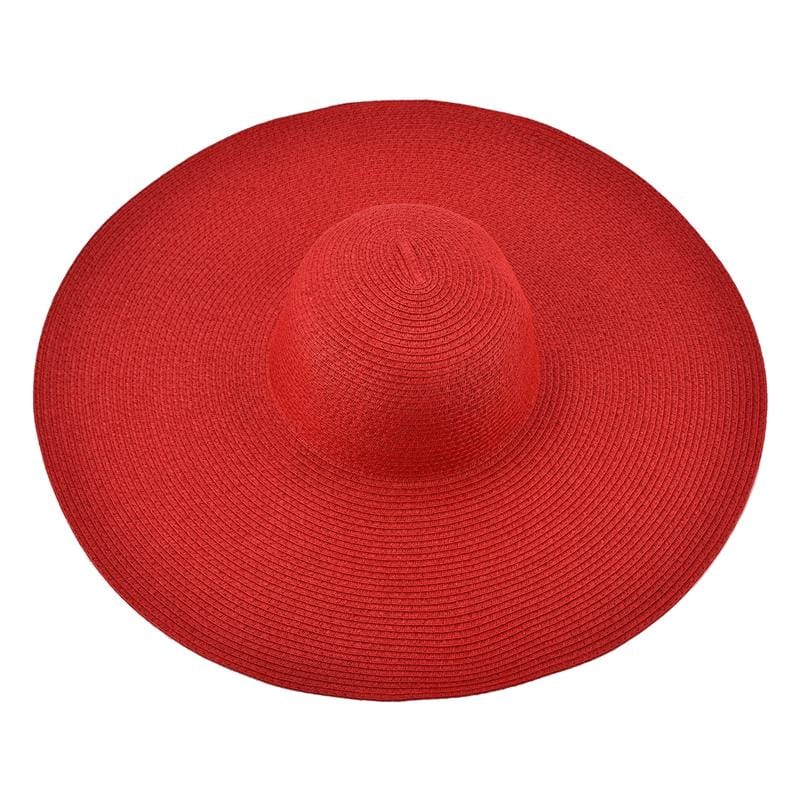 Chapeau Rouge en Paille