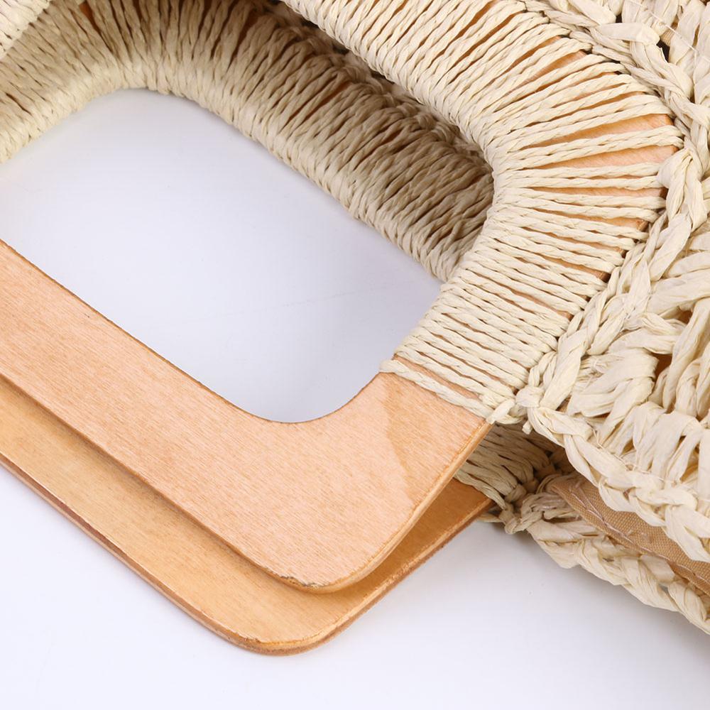 Grand Sac Cabas de Plage en Paille