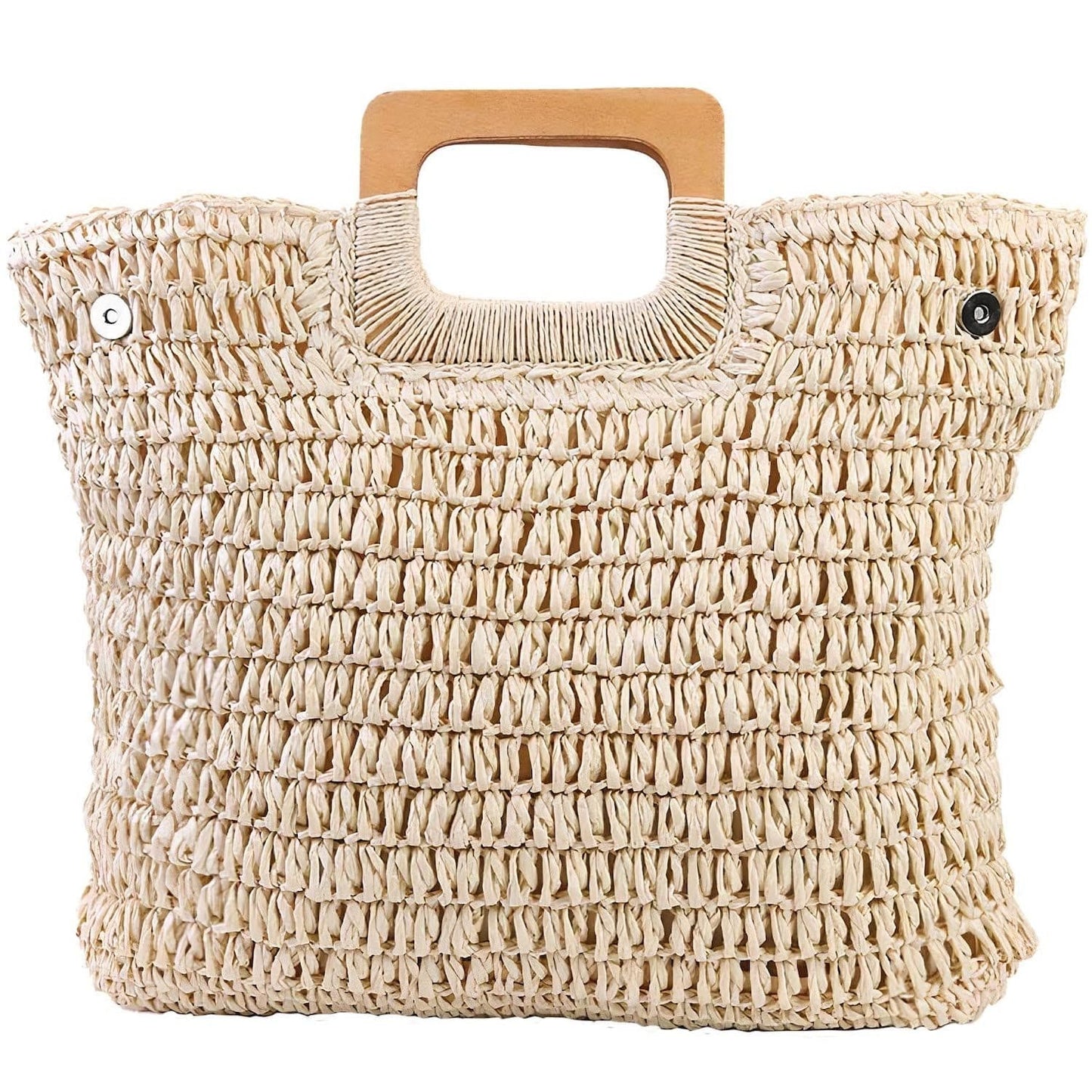 Grand Sac Cabas de Plage en Paille