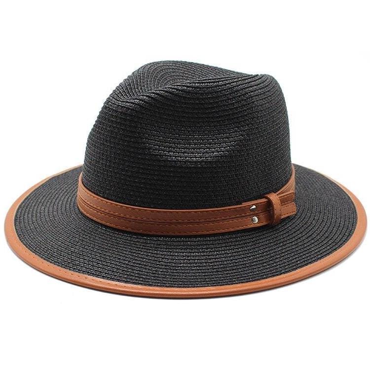 Panama Noir - Chapeau de Paille tendance