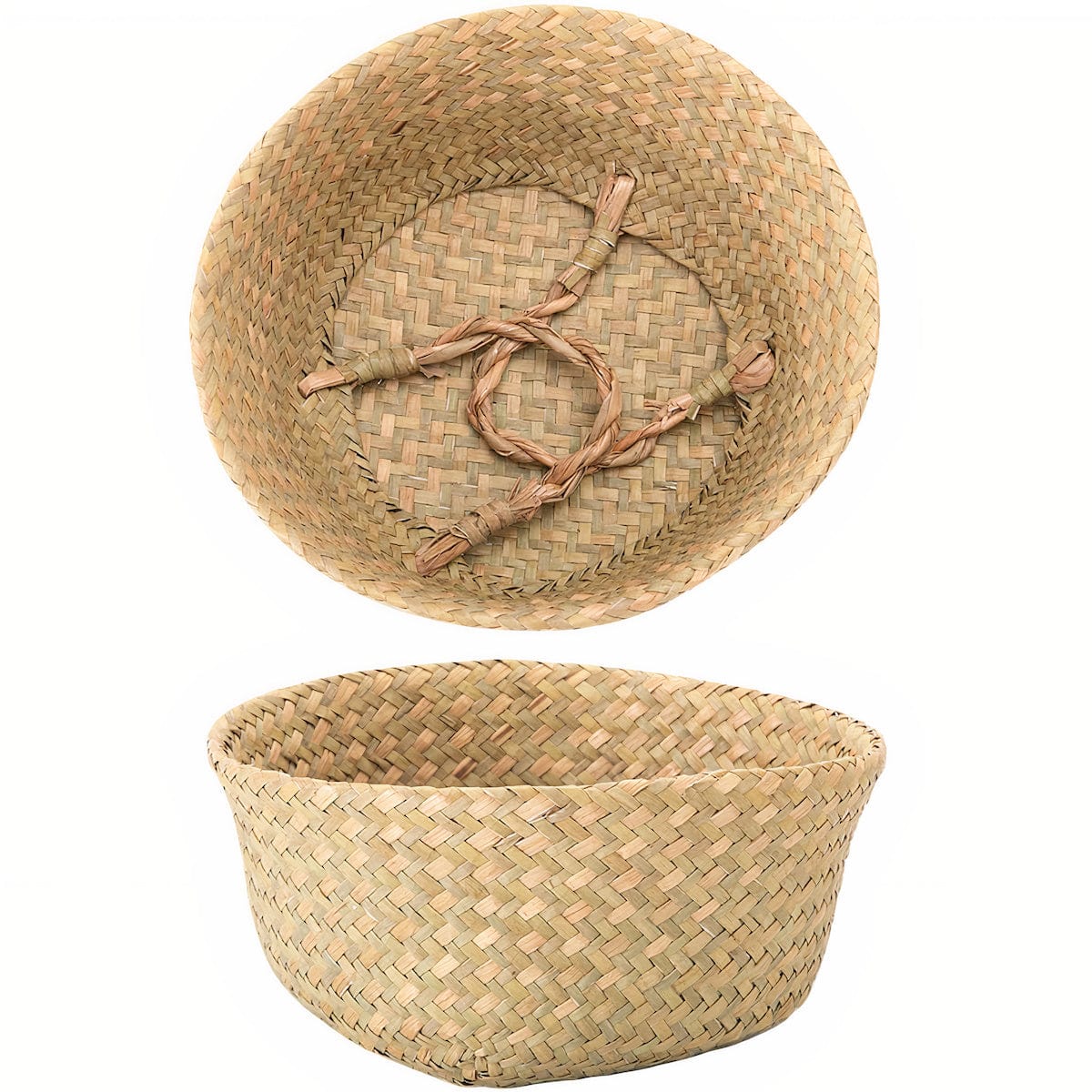 Panier en Osier Tressé Cache Pot