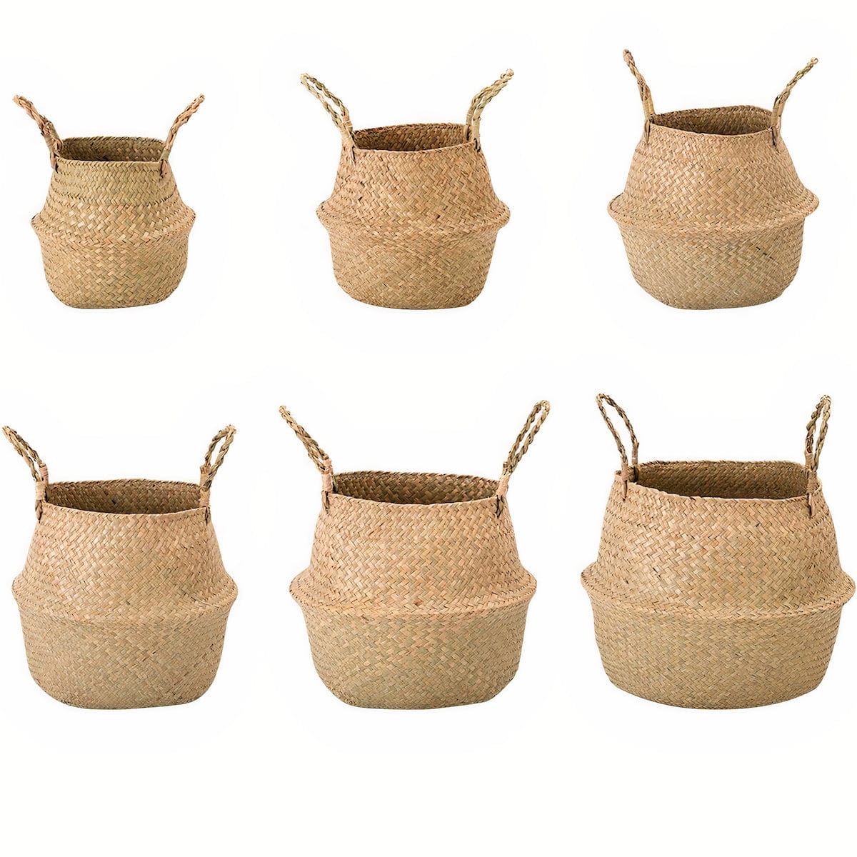 Panier en Osier Tressé Cache Pot