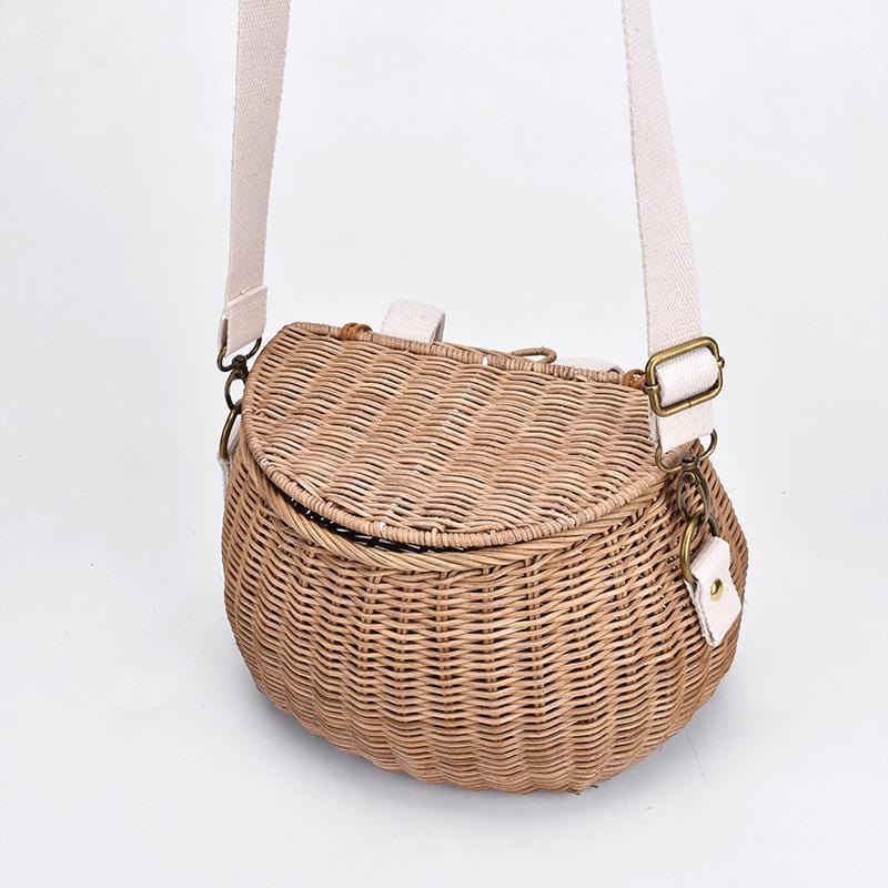 Sac à Main en Osier "Le Panier Chic"