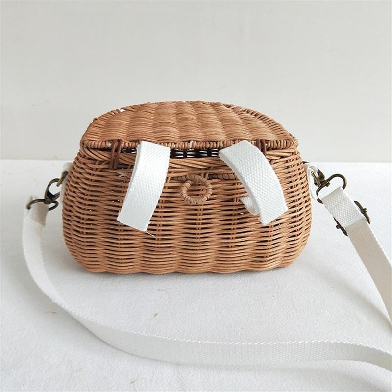 Sac à Main en Osier "Le Panier Chic"