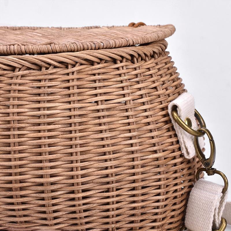 Sac à Main en Osier "Le Panier Chic"