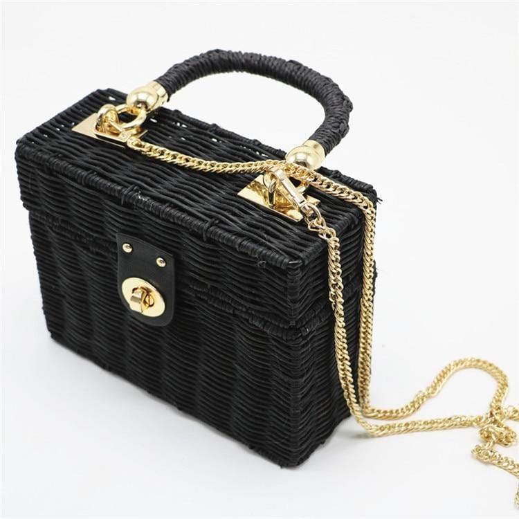 Sac à Main en Osier Rectangulaire
