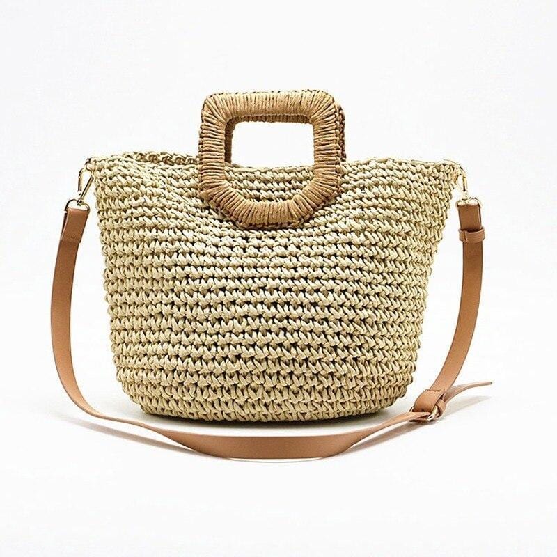 Sac à Main en Paille Artisanal - Collection Élégance Naturelle