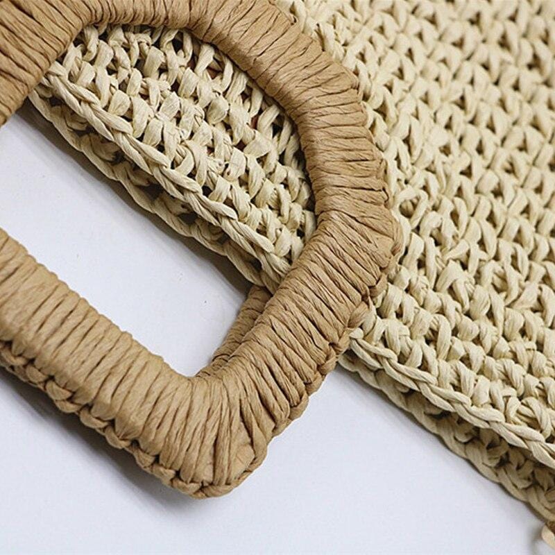 Sac à Main en Paille Artisanal - Collection Élégance Naturelle