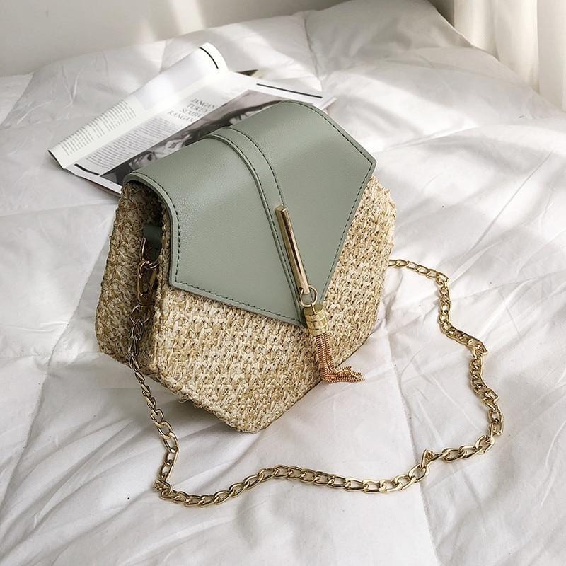 Sac à Main en Paille de Petit Format