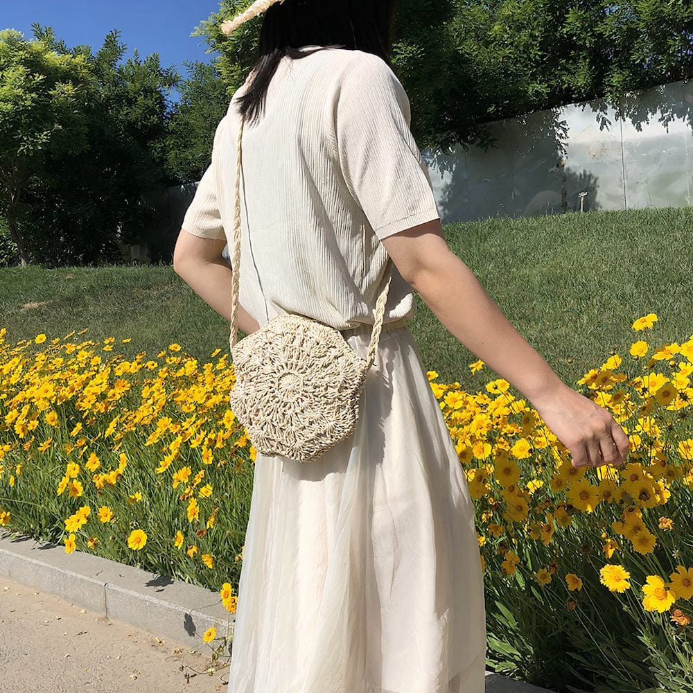 Sac à Main en Paille Original - Beige tendance
