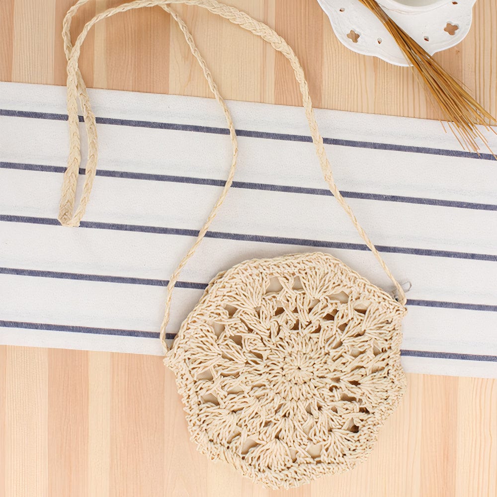 Sac à Main en Paille Original - Beige tendance