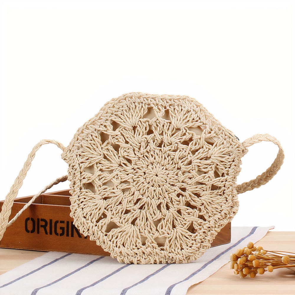 Sac à Main en Paille Original - Beige tendance