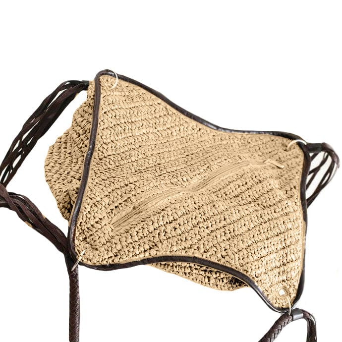 Sac à Main en Paille pour l'Été à la Plage