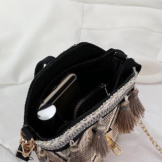 Sac à Main en Paille Style Hippie chic