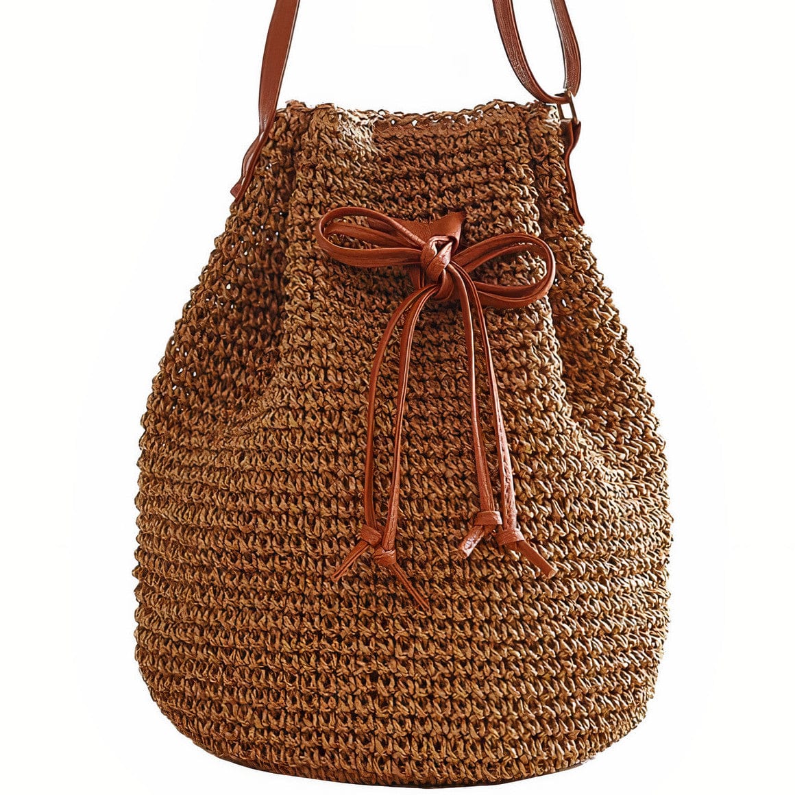 Sac à Main en Paille Tressée Élégant
