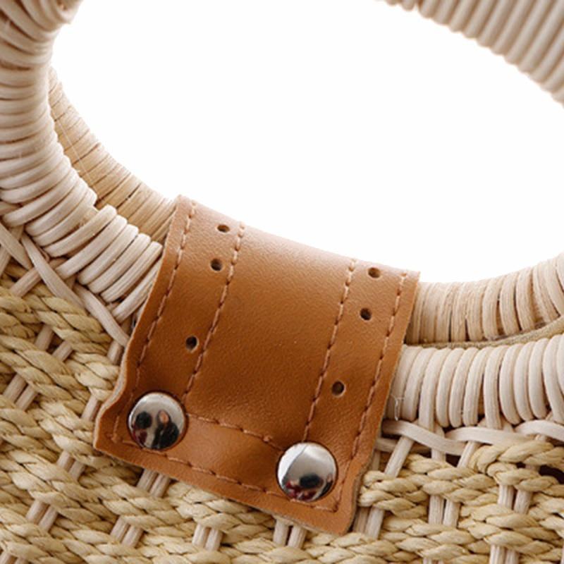 Sac à Main Osier Rond Exclusif & Tendance