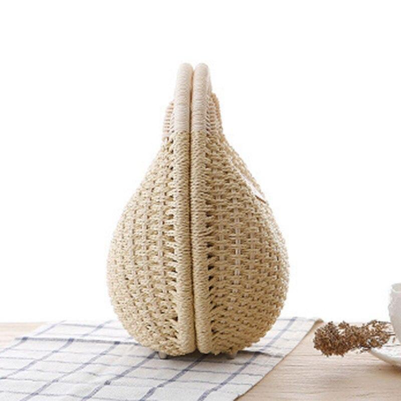 Sac à Main Rond en Osier