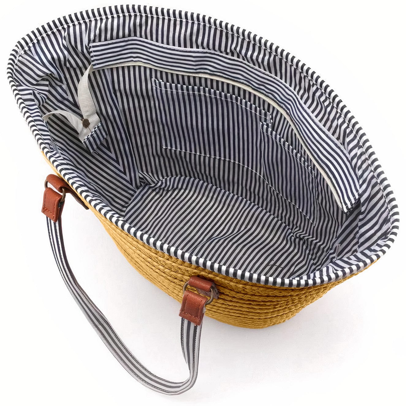 Sac Cabas en Paille de Plage "Ocean Breeze"